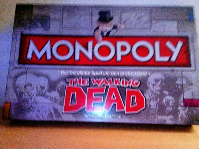 MONOPOLY-THE WALKING DEAD - Hasbro 2014  -2-6 Spieler- 100%  komplett- neuwertig
