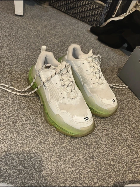 BALENCIAGA TRIPLE S Neon Green Size 5 38 300.00 PicClick UK