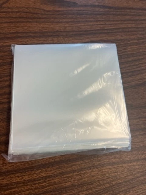 2000 Clear Pp Cd Dvd Sleeve,  Approx 5 X 5", 6Mil,Cs01-Psp79 Free Shipping