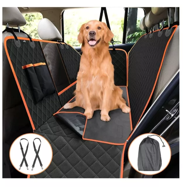 Car Dog Seat Cover Water Repellent Dog Hammock For Car Back Seat 900D Oxford Dog