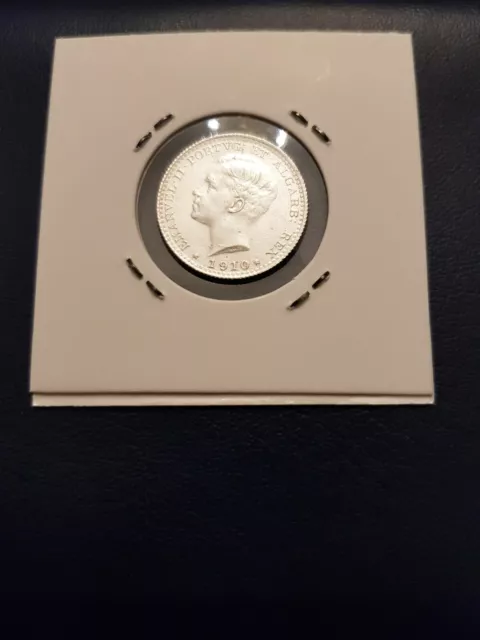 Moneta argento 100 reis Portogallo 1910 Emanuel II silver coin Portugal 3