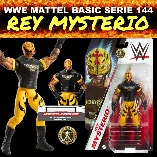 Wwe Mattel Basic Serie 144 Rey Mysterio Wrestling Action Figur Elite Entrance