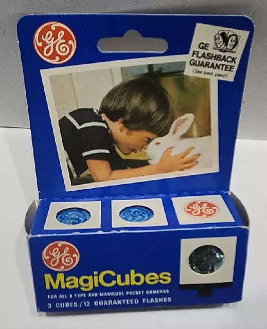 De colección GE Magicubes 3 cubos 12 flashes se adapta a todas las cámaras tipo X y Magicube