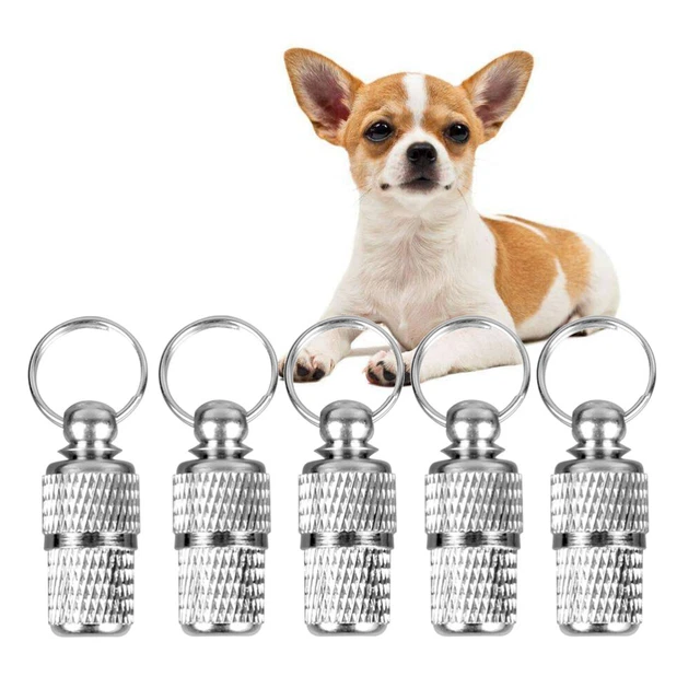 6 piezas etiquetas de nombre de perro etiquetas de identificación personalizadas de perro etiquetas personalizadas de perro