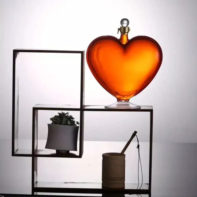 1x decantador creativo vino en forma de corazón - jarra de vaso  gran capacidad