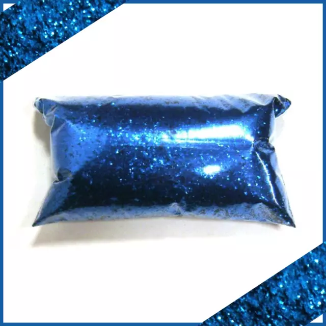 6oz / 177ml Electric Blue .025" Metal Flake, Auto, Bike, Gelcoat Paint Additive