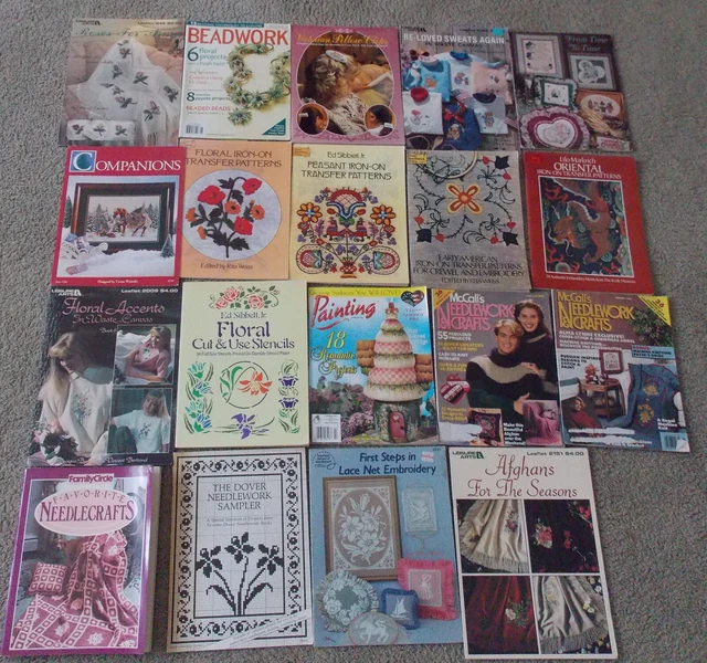 Enorme lote de modelos de transferencia de pintura de libros artesanales surtidos++