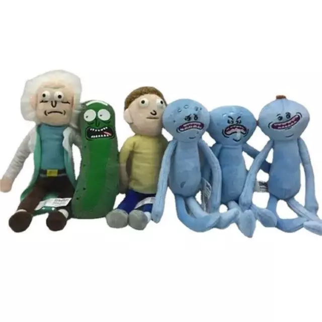 20--25CM Rick And Morty - Pickle Rick Vegetable Cucumber Morty Boy Plush Toys