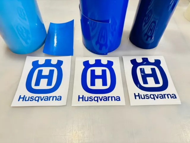 Husqvarna VTG Style Vinyl Decal Many Sizes & Colors-FREE Ship - Buy 2 Get 1 FREE