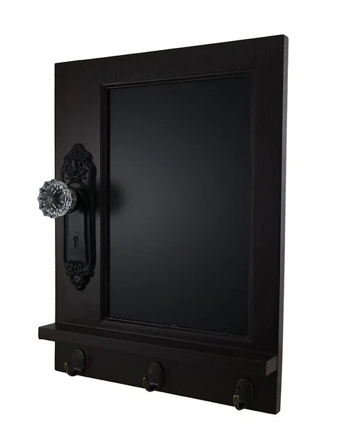 Scratch & Dent Antique Style Doorknob Distressed Finish Chalkboard Wall Hanging