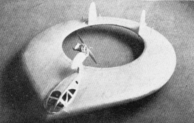 Bauplan Ringflügler Modellbauplan Flugmodell Experimentalmodell