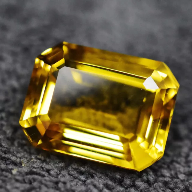 14.10 CT Natürlich Gelb Chrysoberyl Strahlender Facettiert Zertifiziert Makellos