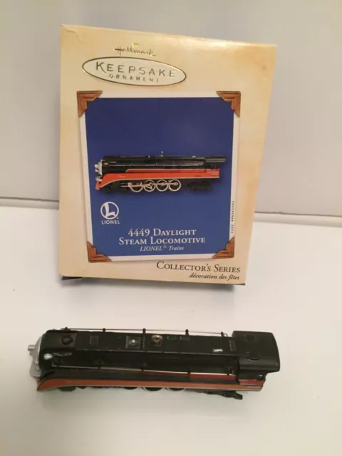 Hallmark Ornament 2003-4449 Daylight Steam Loco, Oil Tender & Observation Car