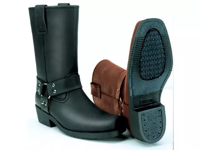 KOCHMANN Stiefel Cruiser 1000 schwarz Größe 38 Bikerstiefel Motorradstiefel