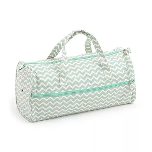 Hobby Gift Knitting Bag with Scribble Chevron Design