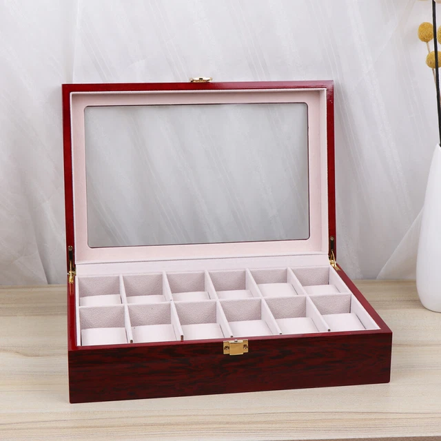 Pratica Custodia Orologio Conservatore Gioielli Organizer Conservazione Orologio Portatile Display 3