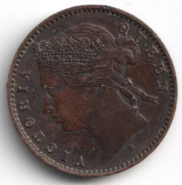 Mauritius One Cent 1877 Coin Lovely Condition Auction Starts At £1