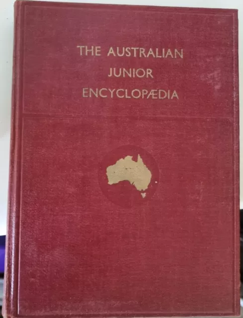 The Australian Junior Encyclopaedia  Vintage 1958 Edition  3 Volumes