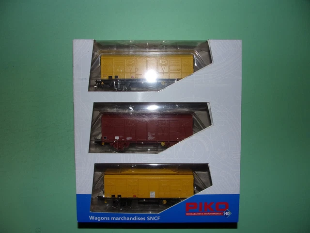 Coffret 3 Wagons Citerne KVG Gris DB - PIKO - échelle HO - Neuf
