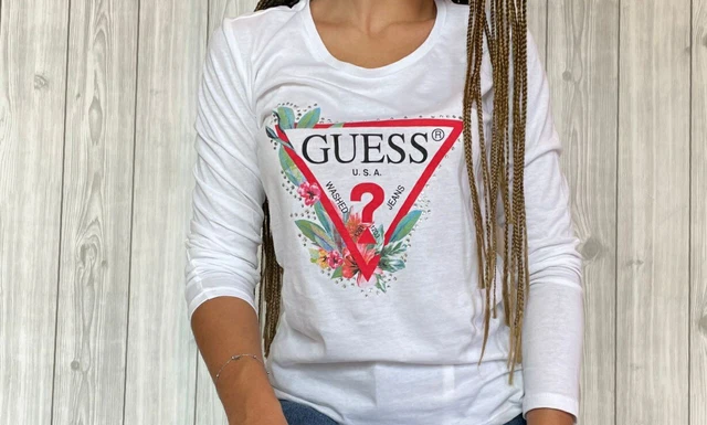 Tshirt Donna Manica Lunga Guess