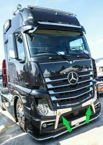 Para Mercedes Actros MP4/MP5 Medio De Parachoques Cromo 4 Piezas