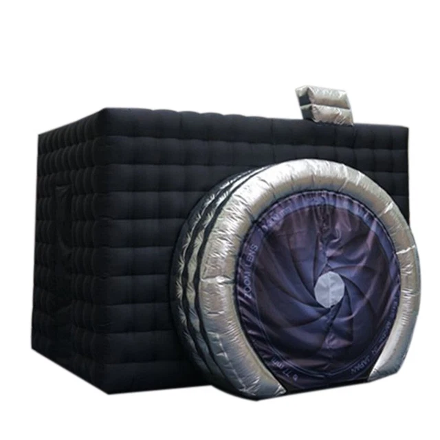 CAMERA SHAPED INFLATABLE Photo Booth Enclosure/Inflatable Cube Tent
