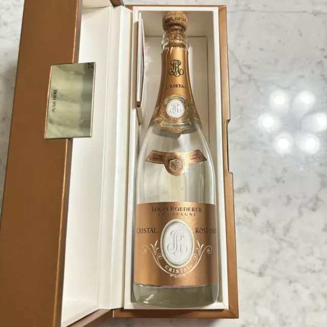 Empty Bottle Crystal Rose 2012 2009 Cristal Outer Box Set