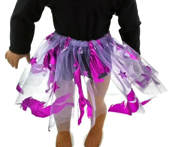 Lavender Unicorn Tutu 18" Doll Clothes Fits American girl dolls Great for Ballet