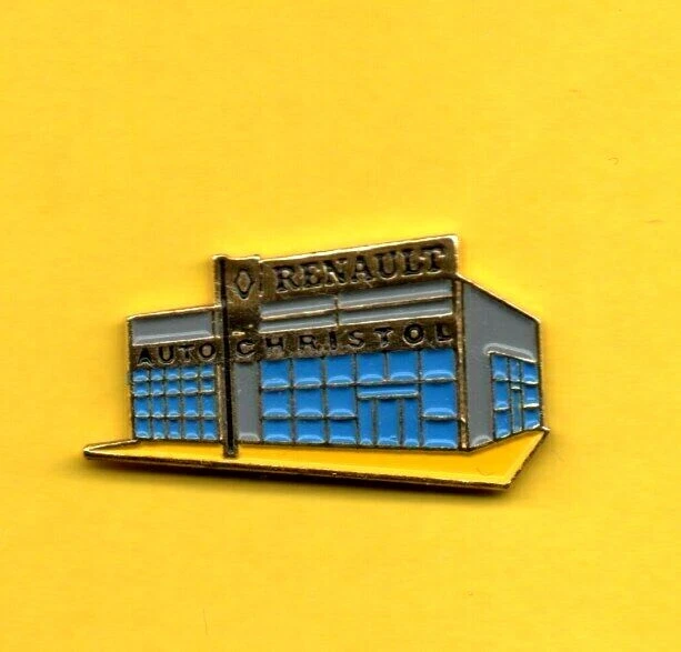 Pin's Renault – Logo Mairie / Garage – Email – Occasion – Pièce Unique
