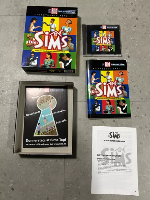 Die Sims (PC, 2001) Das Original - Die Sims 1 Grundspiel Big Box Eurobox