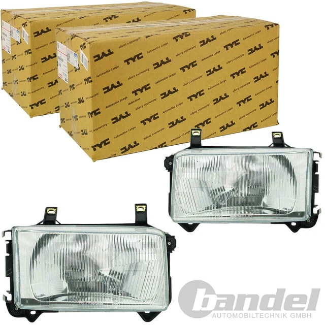 2 fari principali TYC H4 SINISTRO + DESTRO per VW Transporter T4 90-1995 con LWR