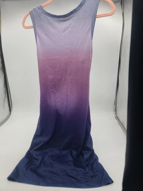 FIYOTE Womens Summer Sleeveless Bodycon Dresses Hollow Out Twist Sexy purple M