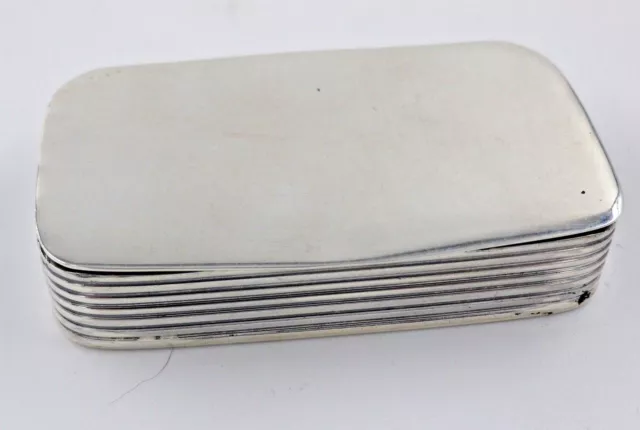 Silver Snuff Box Pill Box Vintage Solid Sterling (GSP