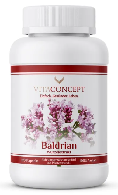 Baldrian Extrakt I 5000 mg pro Kapsel (10:1 Extrakt = 5000 mg pro Kapsel)