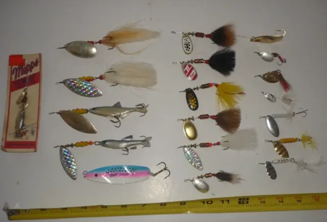 PROPELLER SPINNERS, MEPPS Lusox, etc. Vintage Fishing Lures, Lot of 4 -  Read $21.98 - PicClick