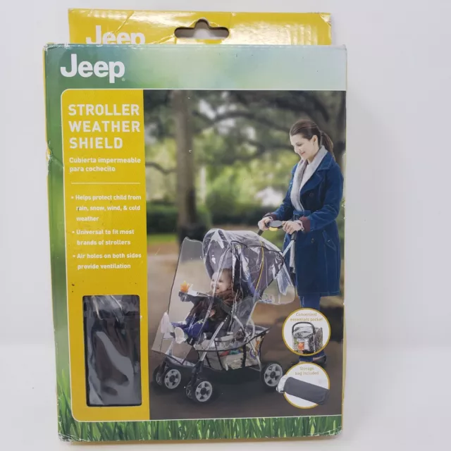 Jeep Stroller Rain Cover-NEW In Box Baby Accessories, Weather Shield Universal
