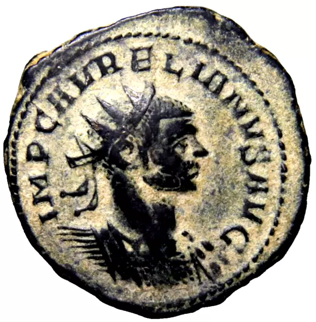 CERTIFIED GENUINE Ancient Roman Coin Aurelian Sol KA Captive SCARCE and Near MS