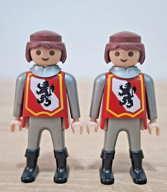 VINTAGE PLAYMOBIL LION Knights Figures Castle Guard Medieval Gryffindor vintage-playmobil-lion-knights-figures-castle-guard-medieval-gryffindor