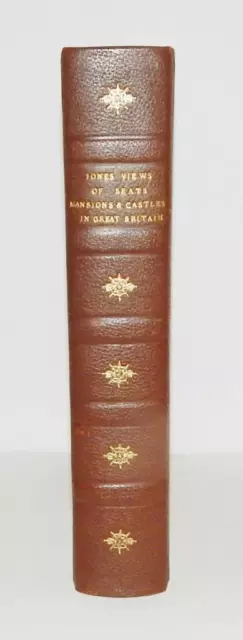 1829's 2 Antique Books, Jones' View of Seats Mansions & Noblemen