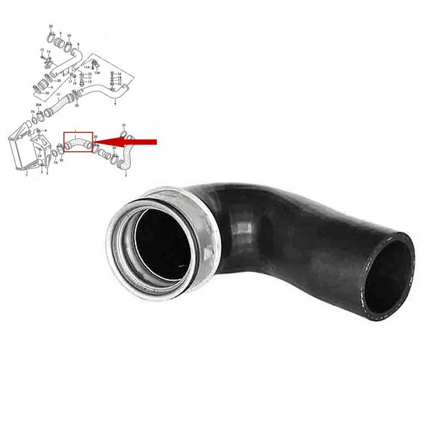 Audi A4 VW Passat B5 B5.5 Skoda Superb Fits Intercooler Hose Tube  3B0145834L