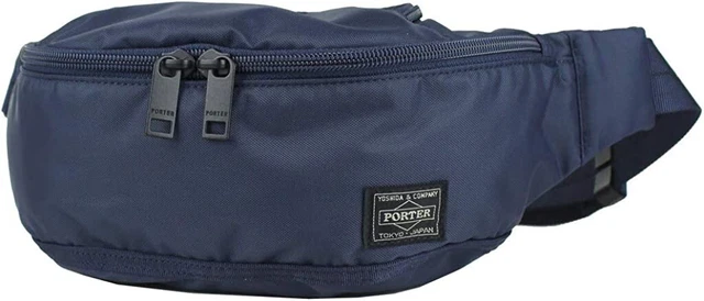 Yoshida Bag PORTER FLASH WAIST BODY BAG (S) Navy 689-05953 MADE IN JAPAN
