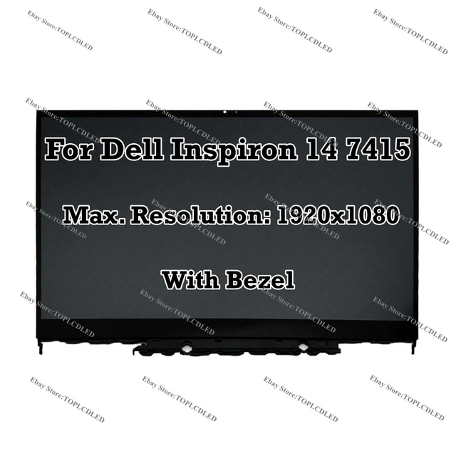 14“ Dell Inspiron 14 7415 2-in-1 FHD LCD Touch Screen Display Digitizer Assembly