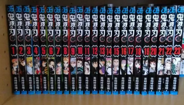 Demon Slayer Kimetsu no yaiba vol 1 to 23 gaiden manga book 24 set jump  comics