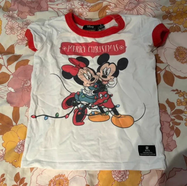 Rock Your Baby Kid- Girls Disney Mickey and Minnie Tshirt Top- Size 3 T-Shirt