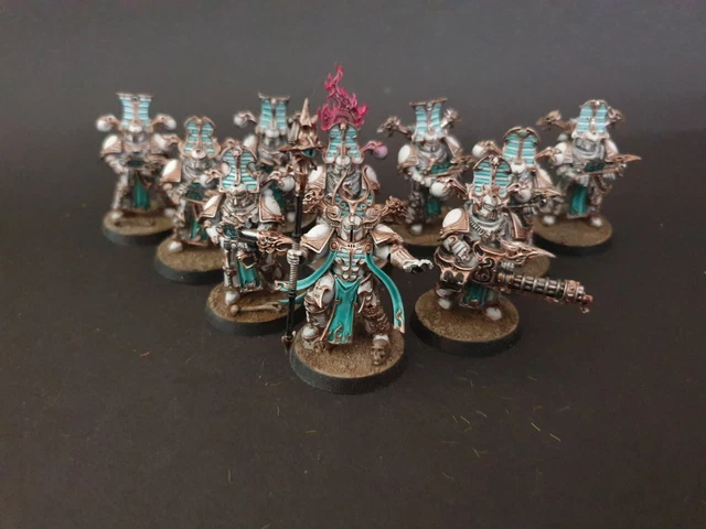 Figurine Warhammer 40k Heldrake – Chaos Space Marines Thousand Sons Peinte à La Main
