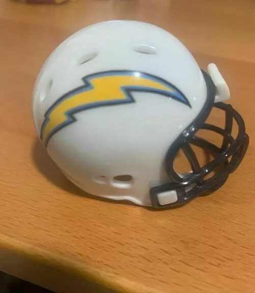 Riddell pocket pro football helmet San Diego Los Angeles Chargers REV white