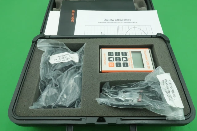 ELCOMETER 206DL ULTRASONIC Thickness Gauge with Transducer Dakota MMX-6