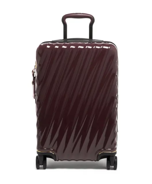 TUMI 19 Degrees International Expandable 22-Inch Spinner Carry-On Bag Deep Plum