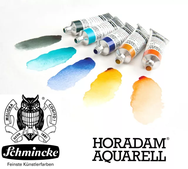 139 Farbtöne Schmincke HORADAM Feinste Künstler Aquarellfarbe - 5 ml Tuben