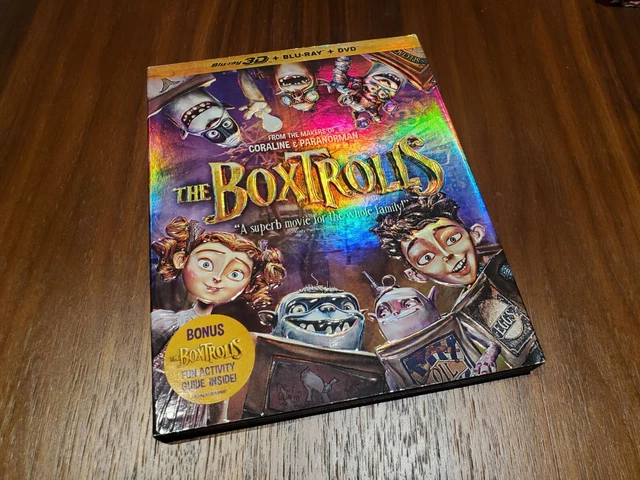THE BOXTROLLS (3D/2D Blu-ray/DVD, 2015, 2-Disc Set, Canadian) $0.10 ...